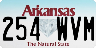 AR license plate 254WVM