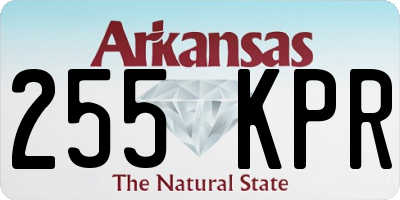 AR license plate 255KPR