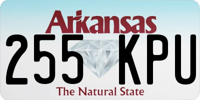 AR license plate 255KPU