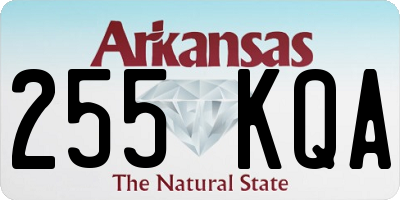 AR license plate 255KQA
