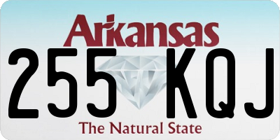 AR license plate 255KQJ
