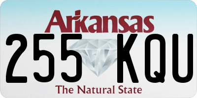 AR license plate 255KQU