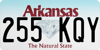 AR license plate 255KQY