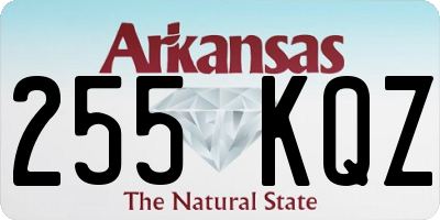 AR license plate 255KQZ