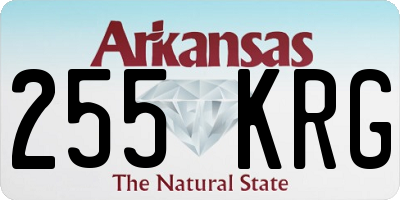AR license plate 255KRG
