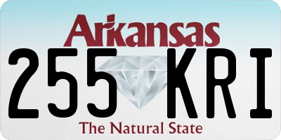 AR license plate 255KRI