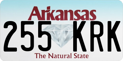 AR license plate 255KRK