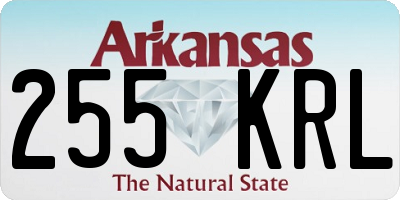 AR license plate 255KRL