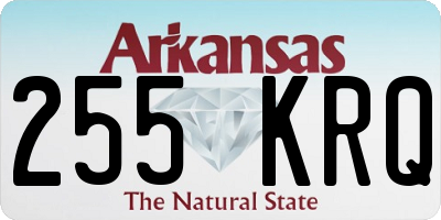AR license plate 255KRQ