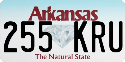 AR license plate 255KRU