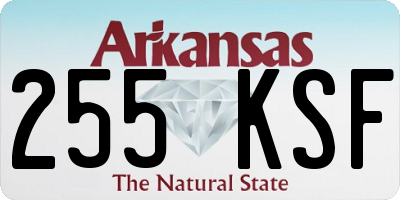 AR license plate 255KSF