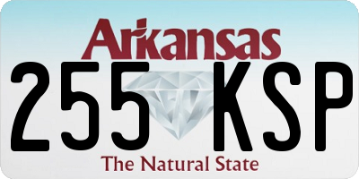 AR license plate 255KSP