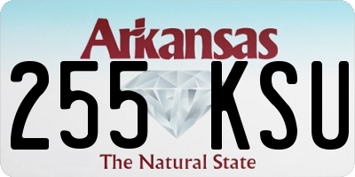 AR license plate 255KSU