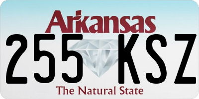 AR license plate 255KSZ