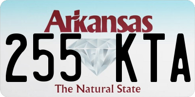 AR license plate 255KTA