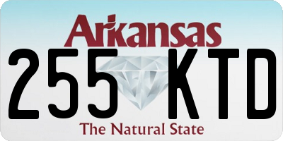 AR license plate 255KTD