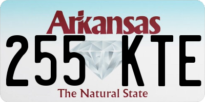 AR license plate 255KTE