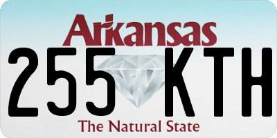 AR license plate 255KTH