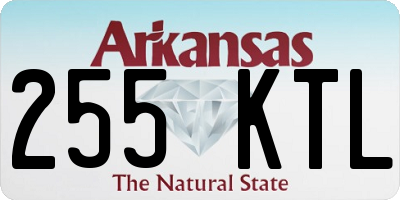 AR license plate 255KTL