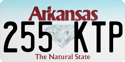 AR license plate 255KTP