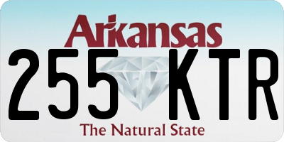 AR license plate 255KTR