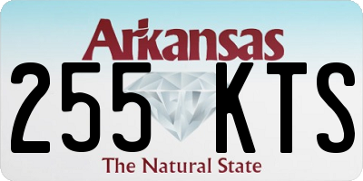 AR license plate 255KTS