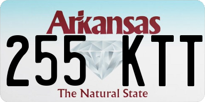 AR license plate 255KTT