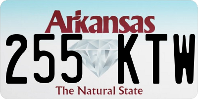 AR license plate 255KTW