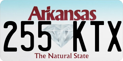 AR license plate 255KTX