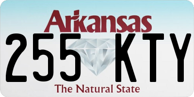 AR license plate 255KTY