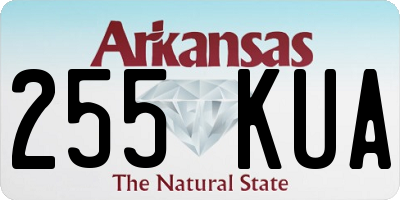 AR license plate 255KUA