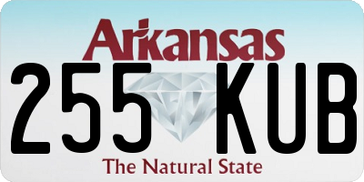 AR license plate 255KUB