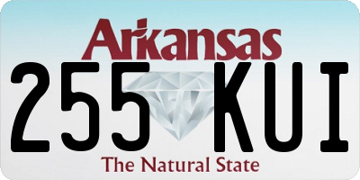 AR license plate 255KUI