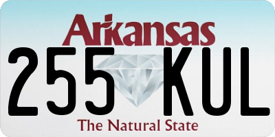 AR license plate 255KUL