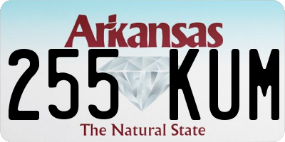 AR license plate 255KUM
