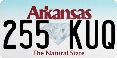 AR license plate 255KUQ