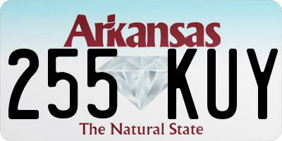 AR license plate 255KUY