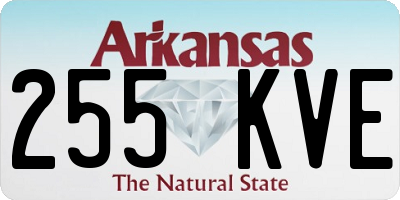 AR license plate 255KVE