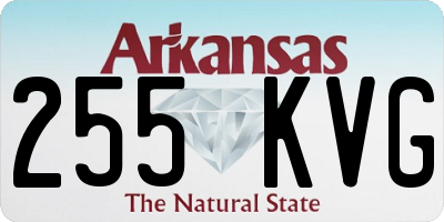 AR license plate 255KVG