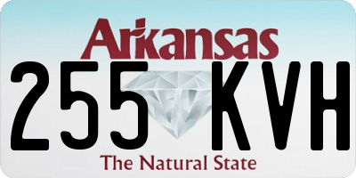 AR license plate 255KVH