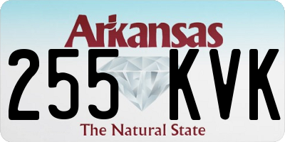 AR license plate 255KVK