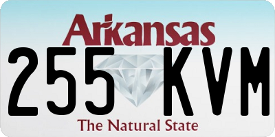 AR license plate 255KVM