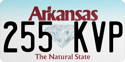AR license plate 255KVP