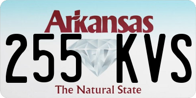 AR license plate 255KVS