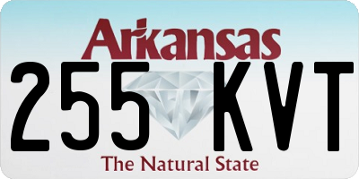 AR license plate 255KVT