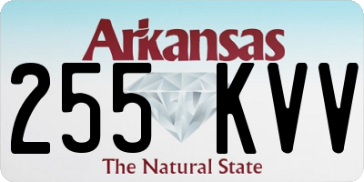AR license plate 255KVV
