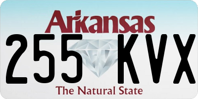 AR license plate 255KVX