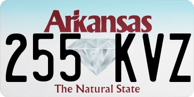 AR license plate 255KVZ
