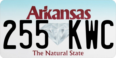 AR license plate 255KWC
