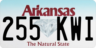 AR license plate 255KWI